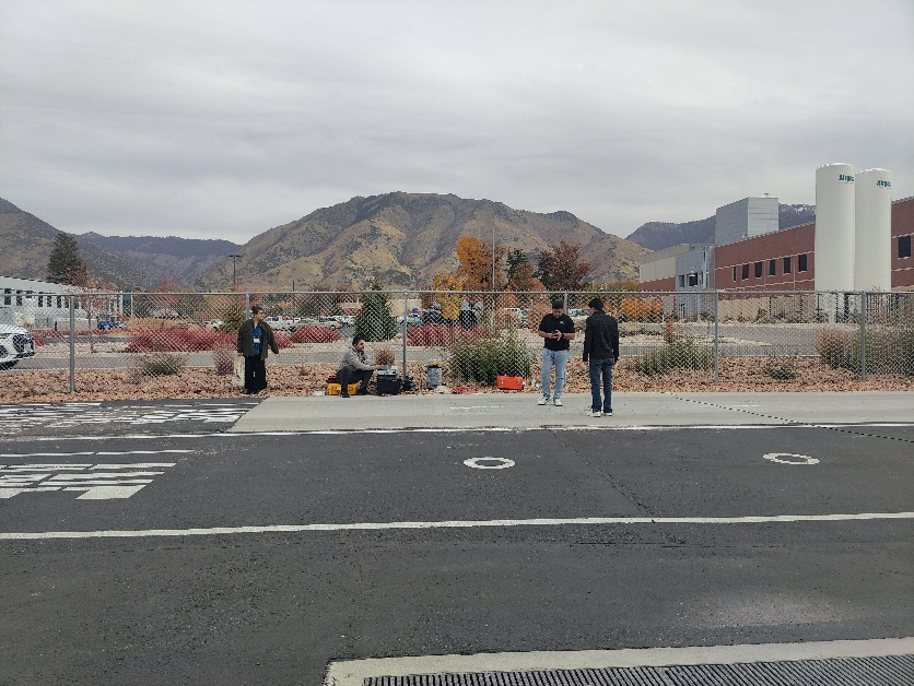 UTEP Research Team testing fiber optic sensors